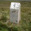 Dunan Mor, milestone, view from the north.
