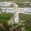 Loch na Seamraig, marker stone, view from W.