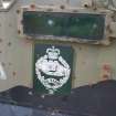 Inshore, target (Saxon APC), detail of insignia on side of vehicle.