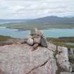 Beinn an Duibhe, marker cairn, view from W.