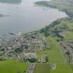 General oblique aerial view of Campeltown, taken from the NW.