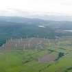 Oblique aerial view of the turbines on Tangy Wind Farm, taken from the SSW.