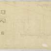 Floor plans including waterworks, drains etc.
Inscribed: 'No III  Plan of foundations of first class house and basement floor of second class house'.
