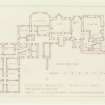 Ground floor plan traced from drawings by Telford Grier and Mackay.