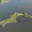 General oblique aerial view of Inchcolm, taken from the SSW.