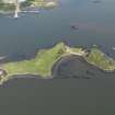General oblique aerial view of Inchcolm, taken from the S.
