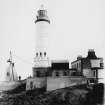 View of Corsewall lighthouse.