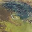 Oblique aerial view of the remains of the Hare Law fort, taken from the E.