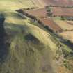 Oblique aerial view of the remains of the fort at Black Hill, taken from the W.
