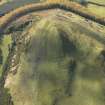 Oblique aerial view of the remains of the fort at Black Hill, taken from the ENE.