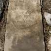 Grave plot no. 1338, David Waddell Lyle,  from E