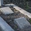 Grave plot no. 1294, Rev. G.V. Makor and Sushila Das, detail of plaques