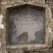 Grave plot no. 753, (....) Eliza Bagley, detail of plaque