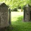 Detail of gate posts