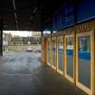 Detail of the main entrance concourse and doors of the Royal Commonwealth Pool, Edinburgh