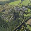 Oblique aerial view centred on the town, taken from the WSW.