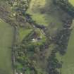 Oblique aerial view centred on the cottage, taken from the N.