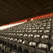 View of seating in North Bank enclosure of St Mirren Park