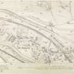 Antonine Wall Ordnance Survey 1954-57 working sheets map sheet 1