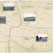 Antonine Wall Ordnance Survey 1954-57 working sheets map sheet 4
