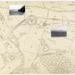 Antonine Wall Ordnance Survey 1954-57 working sheets map sheet 6