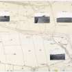 Antonine Wall Ordnance Survey 1954-57 working sheets map sheet 10