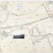 Antonine Wall Ordnance Survey 1954-57 working sheets map sheet 11