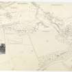 Antonine Wall Ordnance Survey 1954-57 working sheets map sheet 13