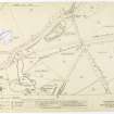 Antonine Wall Ordnance Survey 1954-57 working sheets map sheet 14