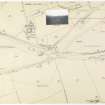 Antonine Wall Ordnance Survey 1954-57 working sheets map sheet 15