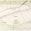 Antonine Wall Ordnance Survey 1954-57 working sheets map sheet 19