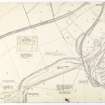 Antonine Wall Ordnance Survey 1954-57 working sheets map sheet 20