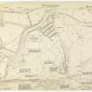 Antonine Wall Ordnance Survey 1954-57 working sheets map sheet 22