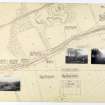 Antonine Wall Ordnance Survey 1954-57 working sheets map sheet 26