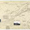 Antonine Wall Ordnance Survey 1954-57 working sheets map sheet 30