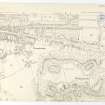 Antonine Wall Ordnance Survey 1954-57 working sheets map sheet 38