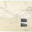 Ordnance Survey 1954-57 working sheets map sheet 41 for Antonine Wall.