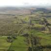 General oblique aerial view centred on the remains of the canal, taken from the ENE.