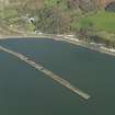 Oblique aerial view centred on the pier, taken from the SW.