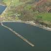 Oblique aerial view centred on the pier, taken from the SW.