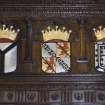 Interior. Crawford gallery, detail of armourial panels