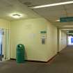 Interior. View of the corridor leading to the cafe.