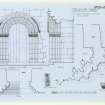 Drawing showing detail of cloister door.