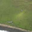 Oblique aerial view centred on the farmstead, taken from the W.