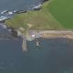 Oblique aerial view centred on the ferry terminal, taken from the ESE.