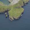 Oblique aerial view centred on the searchlight emplacements, taken from the S.