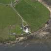 Oblique aerial view centred on the lighthouse, taken from the E.