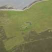 Oblique aerial view centred on the farmstead, taken from the E.