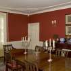 Interior. Ground floor, dining room, view from S