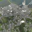 General oblique aerial view centred on the Cathedral with the town adjacent, taken from the